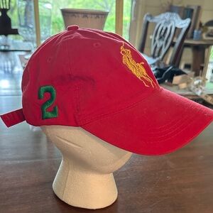 Ralph Lauren Fragrances #2 Promotional Red Baseball Cap